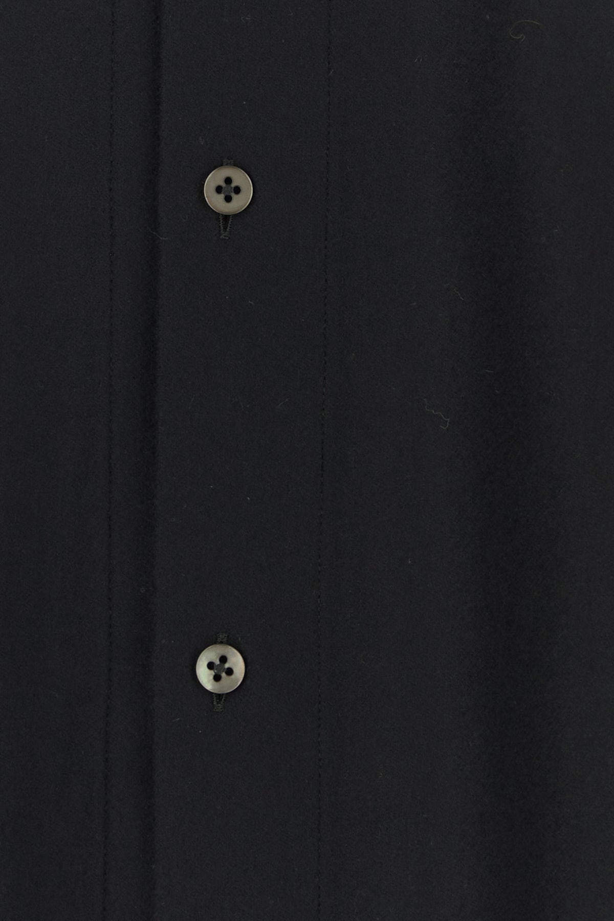 Black wool blend Stendhal shirt - 3