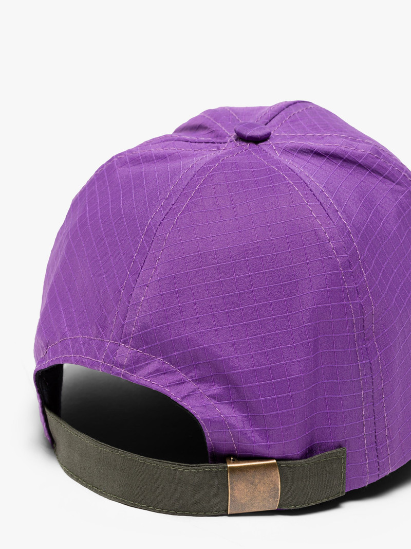 Mackintosh TIPPING PURPLE NYLON & RAINTEC BASEBALL CAP | ACC-HA04 outlook
