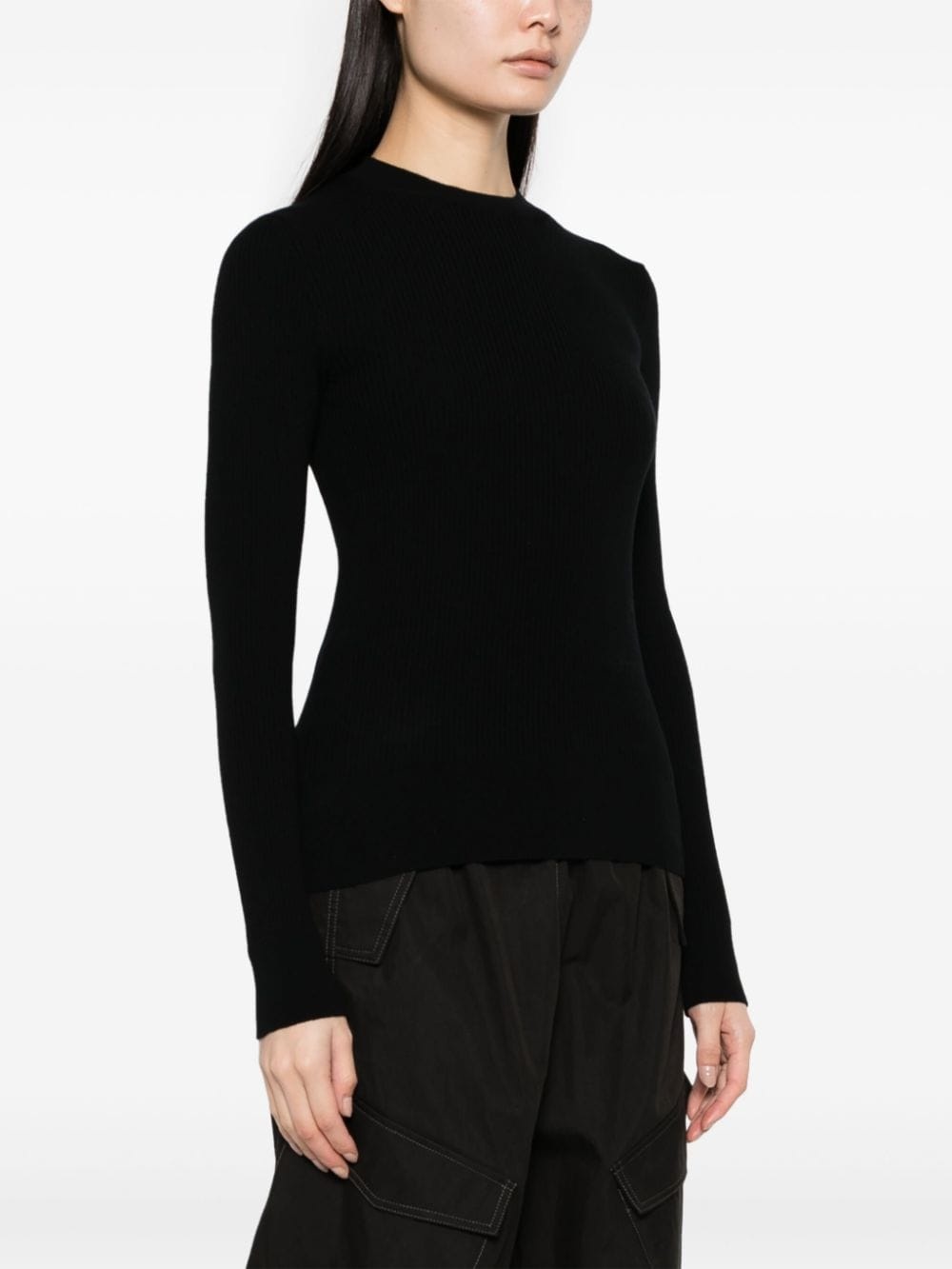 Georgian ribbed-knit wool jumper - 3