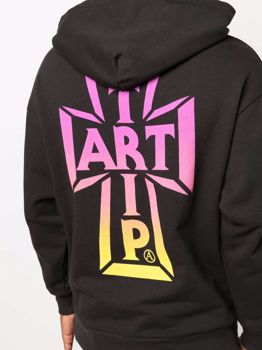 logo print hoodie - 6