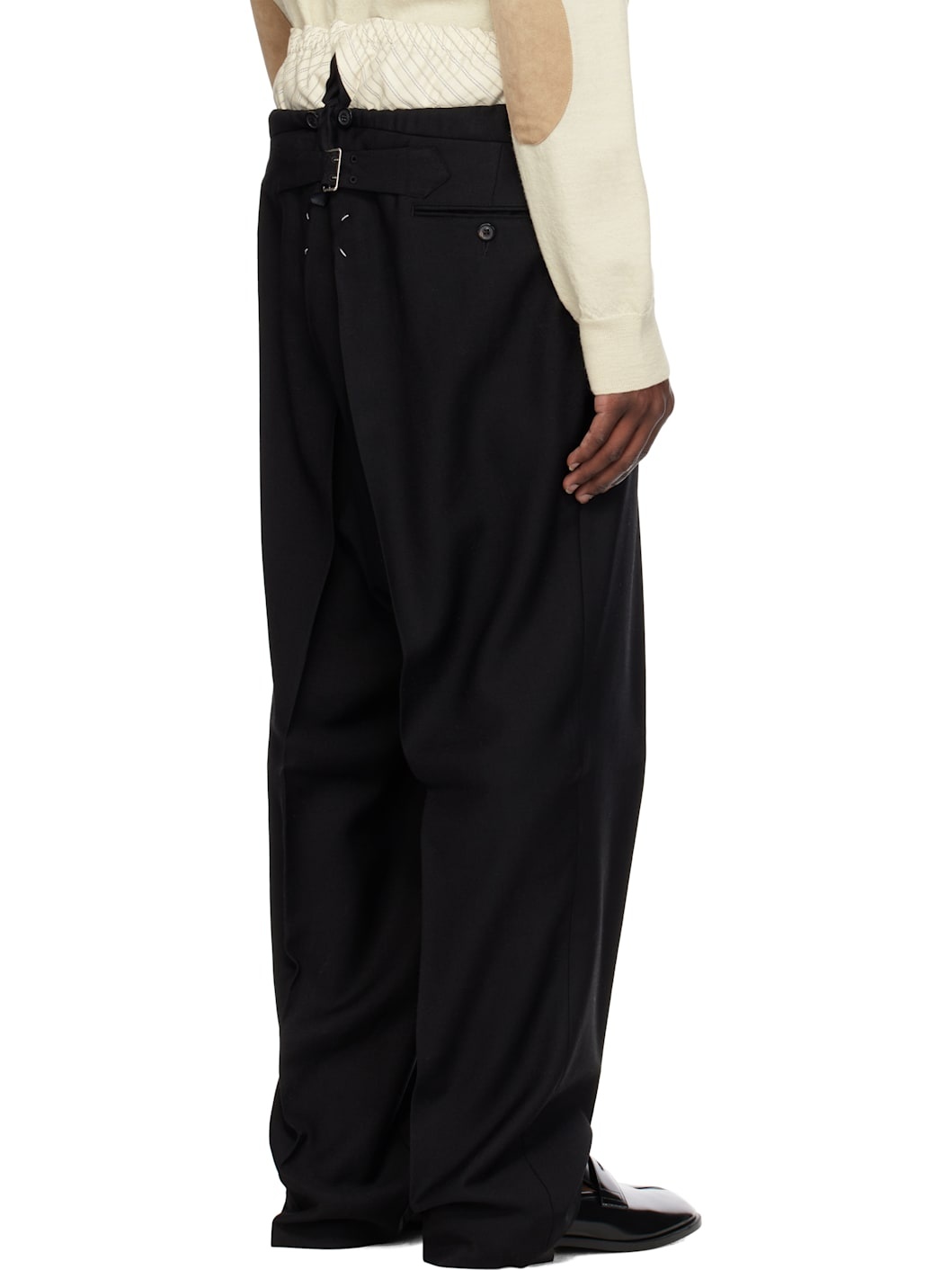 Black Layered Trousers - 3