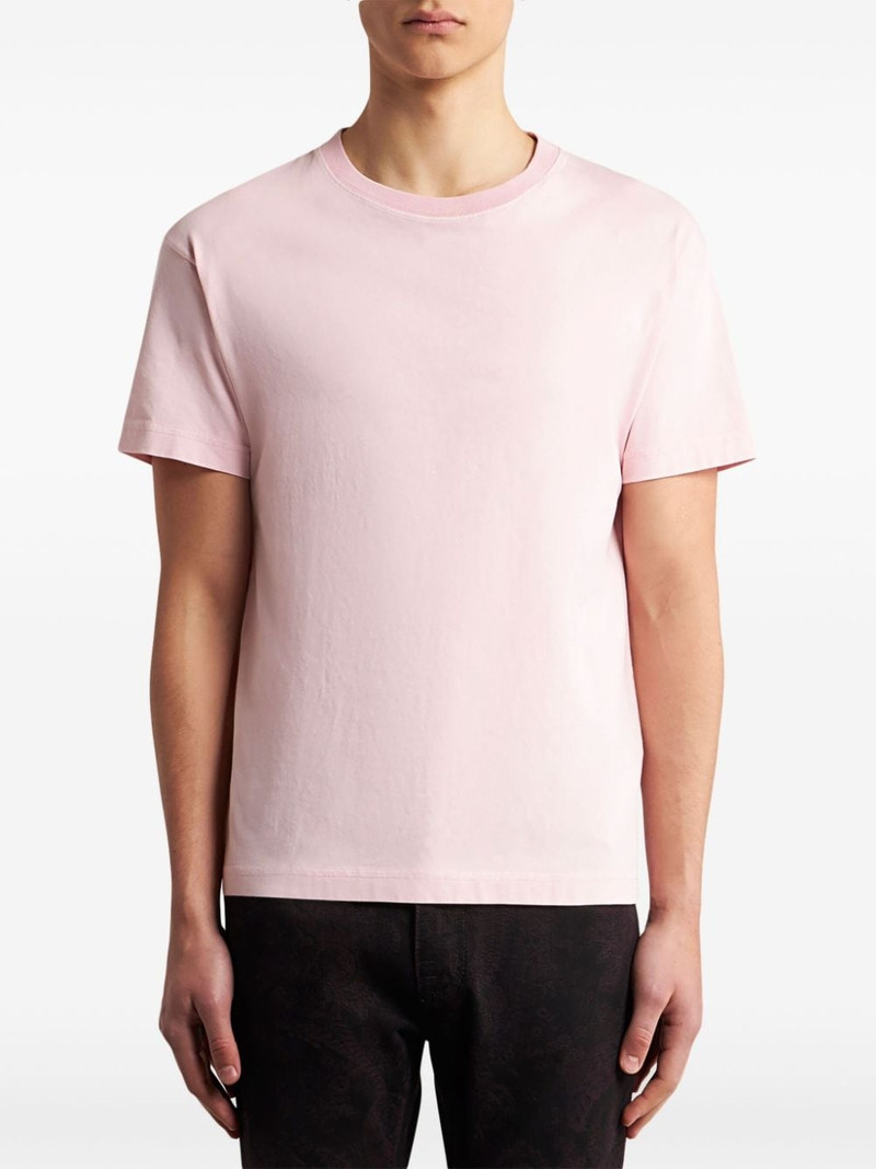 Etro logo-embroidered cotton T-shirt outlook
