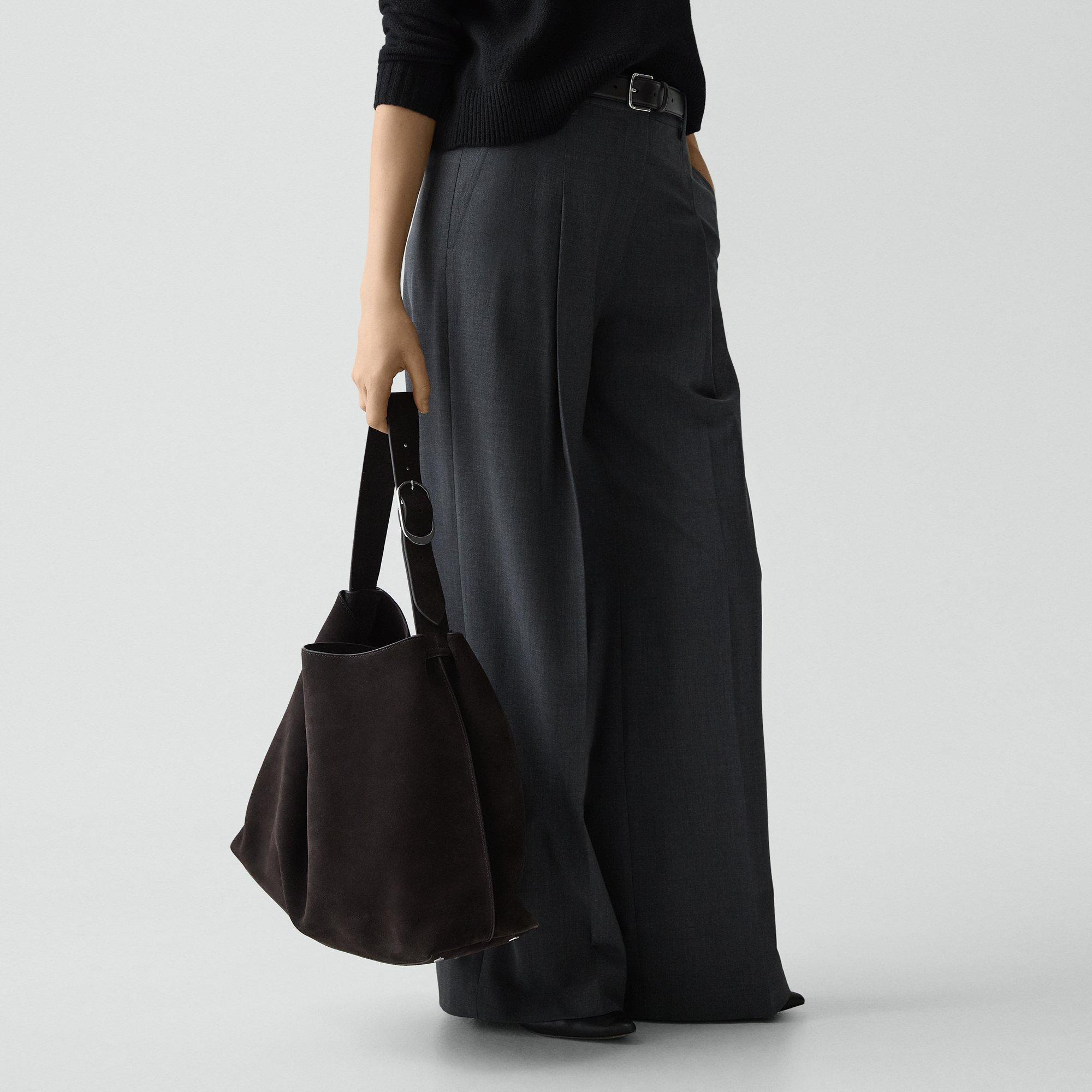 Hobo Bag in Suede - 3