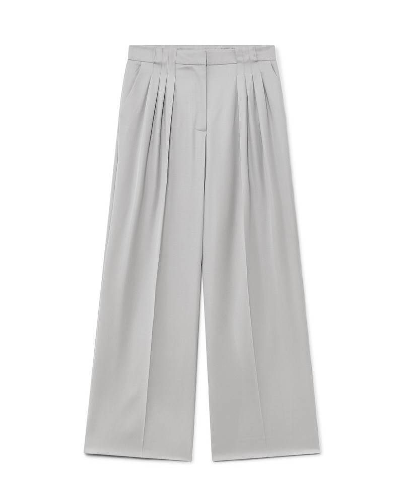 Wool Triple Pleat Tailored Trousers | Casablanca Paris 1
