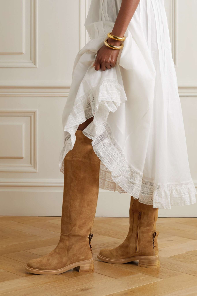 See by Chloé Bonni suede over-the-knee boots outlook