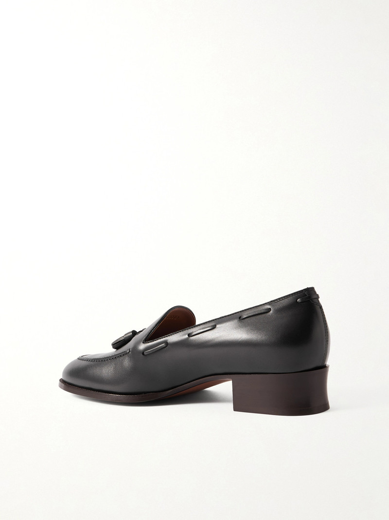 Loro Piana Serge Tasseled Leather Loafers outlook