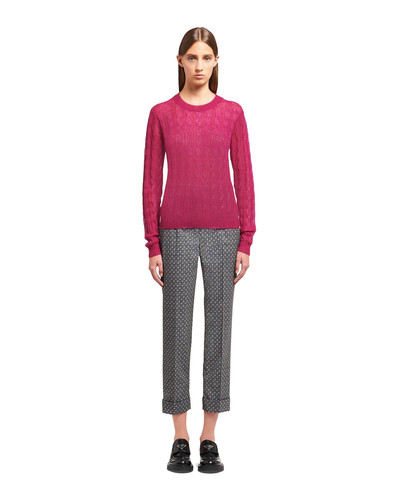 Prada Mohair crew-neck sweater outlook