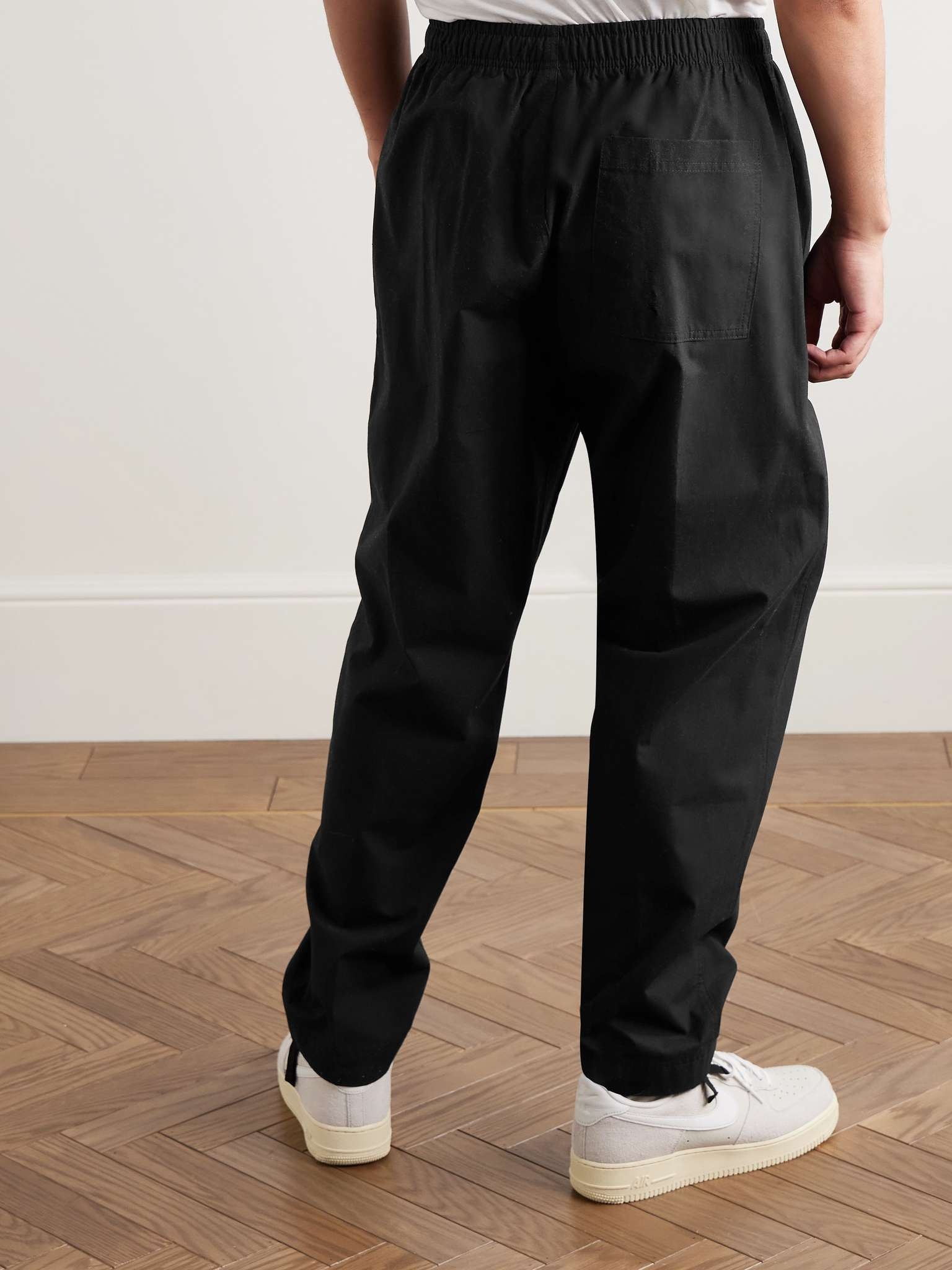 Club Barcelona Tapered Cotton-Poplin Drawstring Trousers - 4