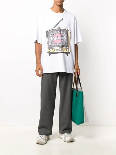 Lanvin logo print T-shirt outlook