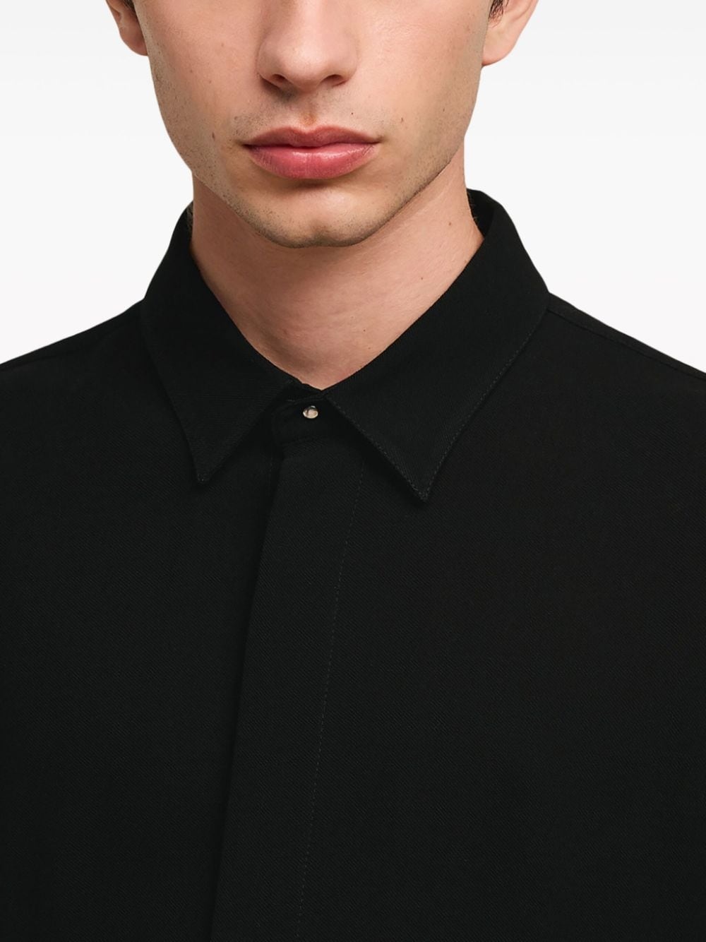 virgin wool-blend shirt - 6