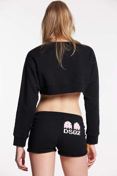 DSQUARED2 PAC-MAN CROPPED COOL SWEATSHIRT outlook