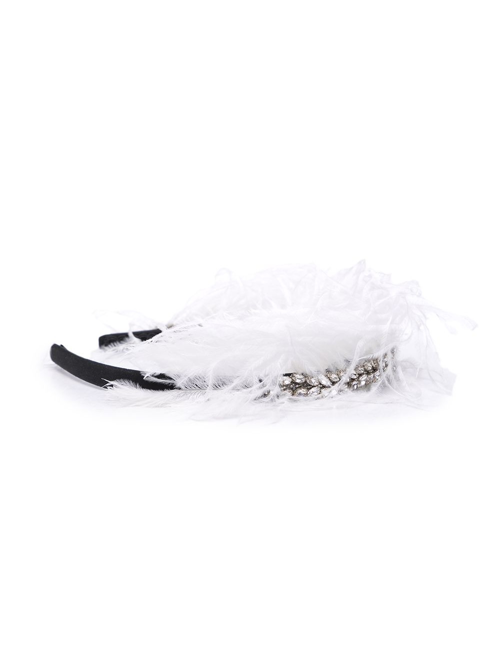 feather-embellished headband - 2