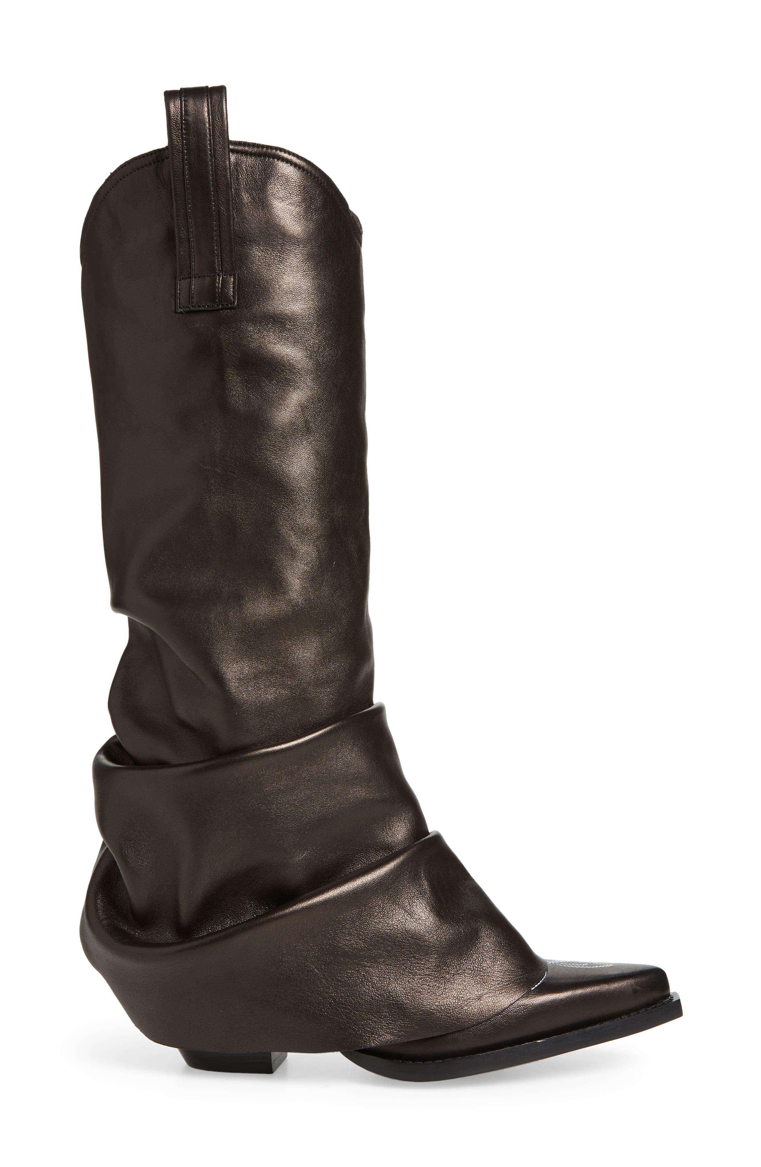 Leather Sleeve Cowboy Boot - 3