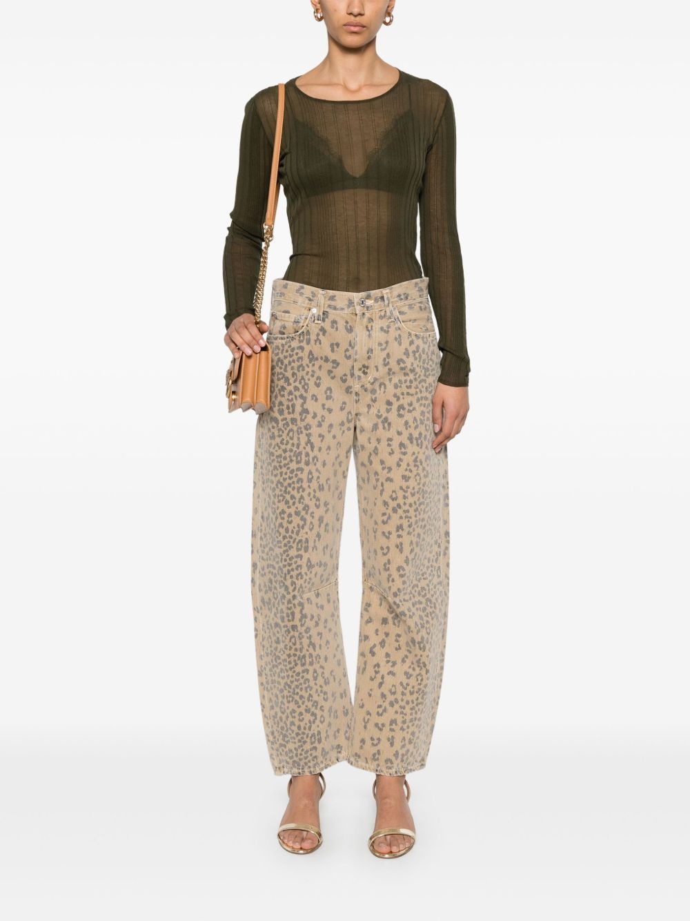 semi-sheer top - 2