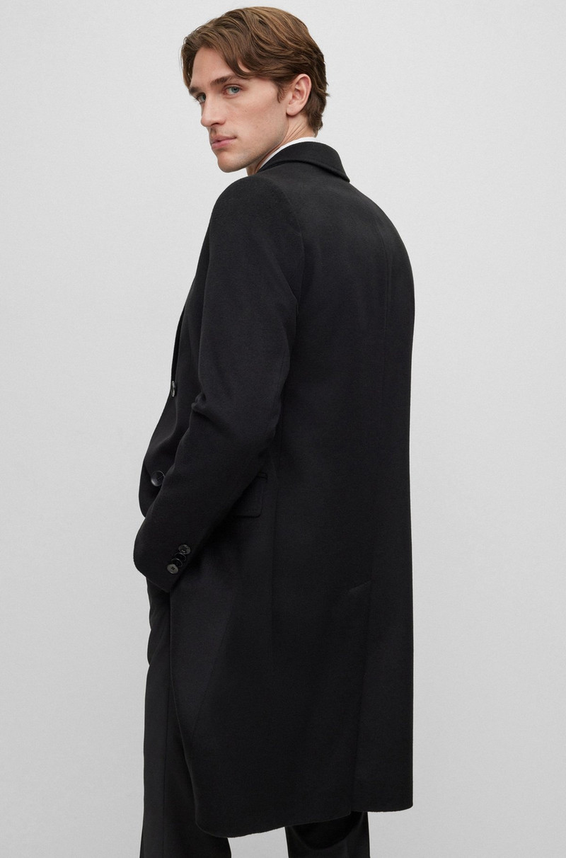 DOUBLE-BREASTED COAT IN WOOL AND CASHMERE 7