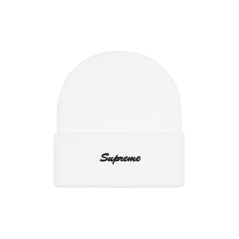 Supreme Supreme x Dickies Beanie 'White' outlook