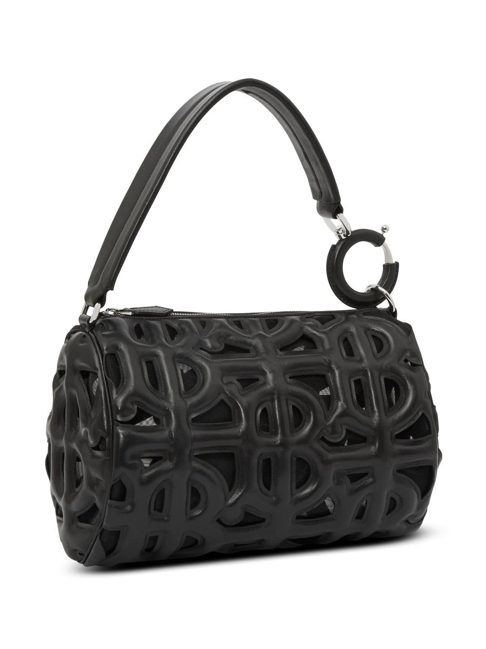 small Rhombi quilted Monogram shoulder bag - 4