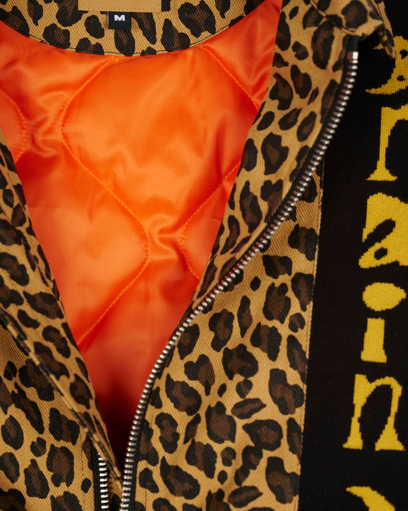 Twill Flight Jacket - Leopard 4