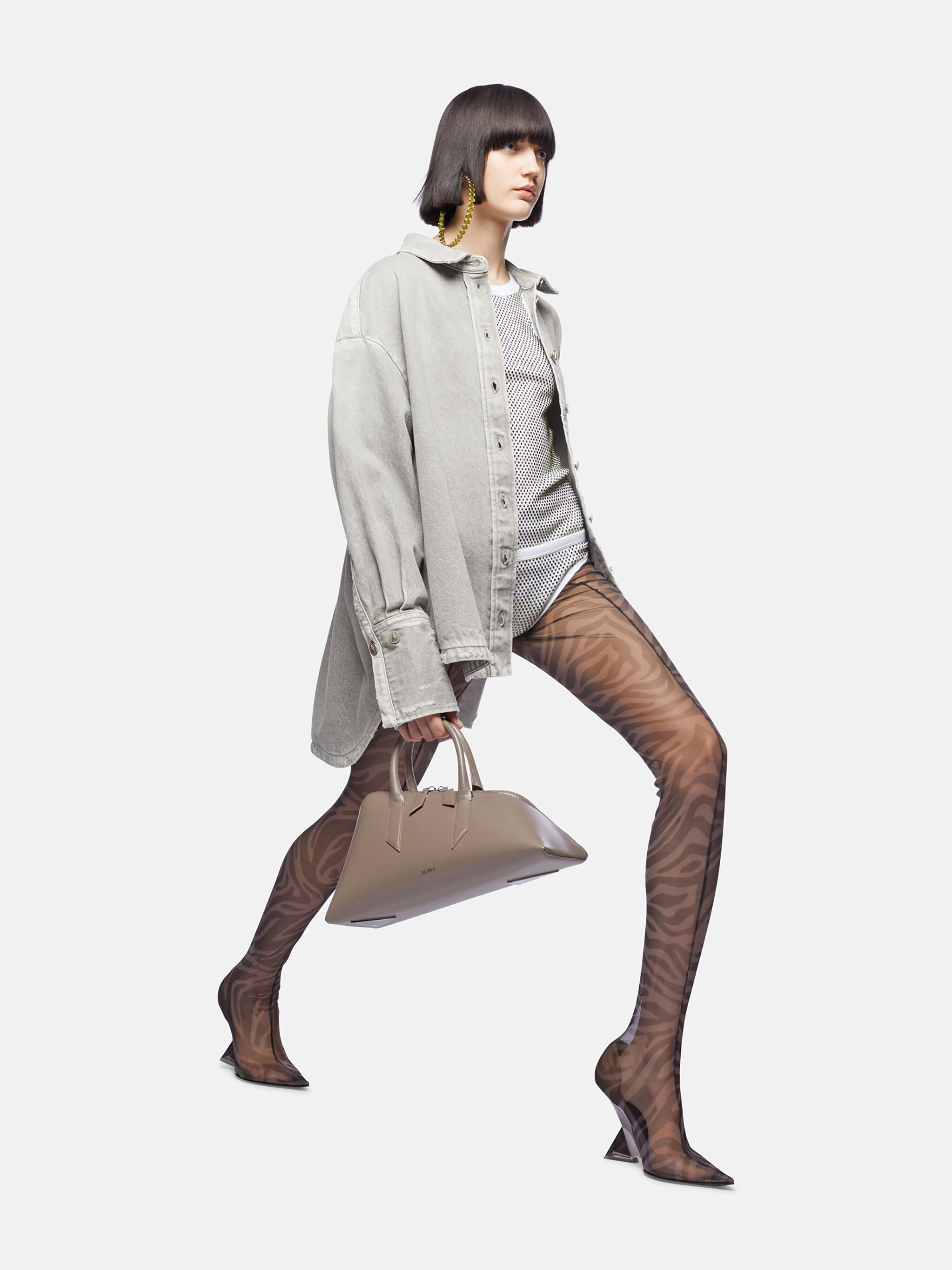 SHORT COAT VINTAGE GREY - 4