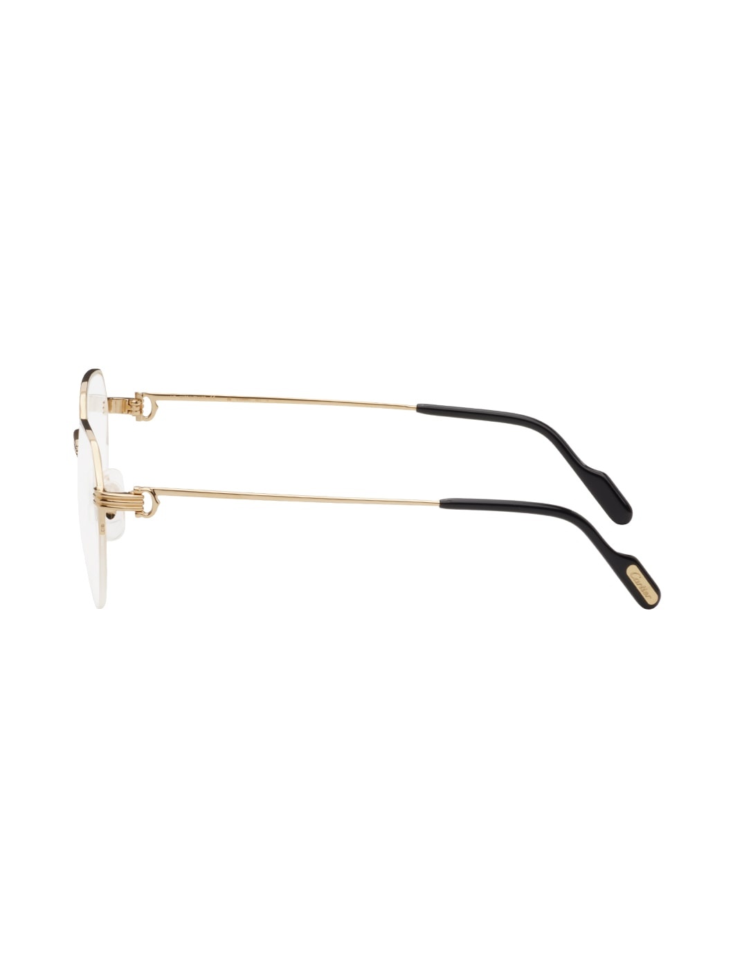 Gold Round Glasses - 3