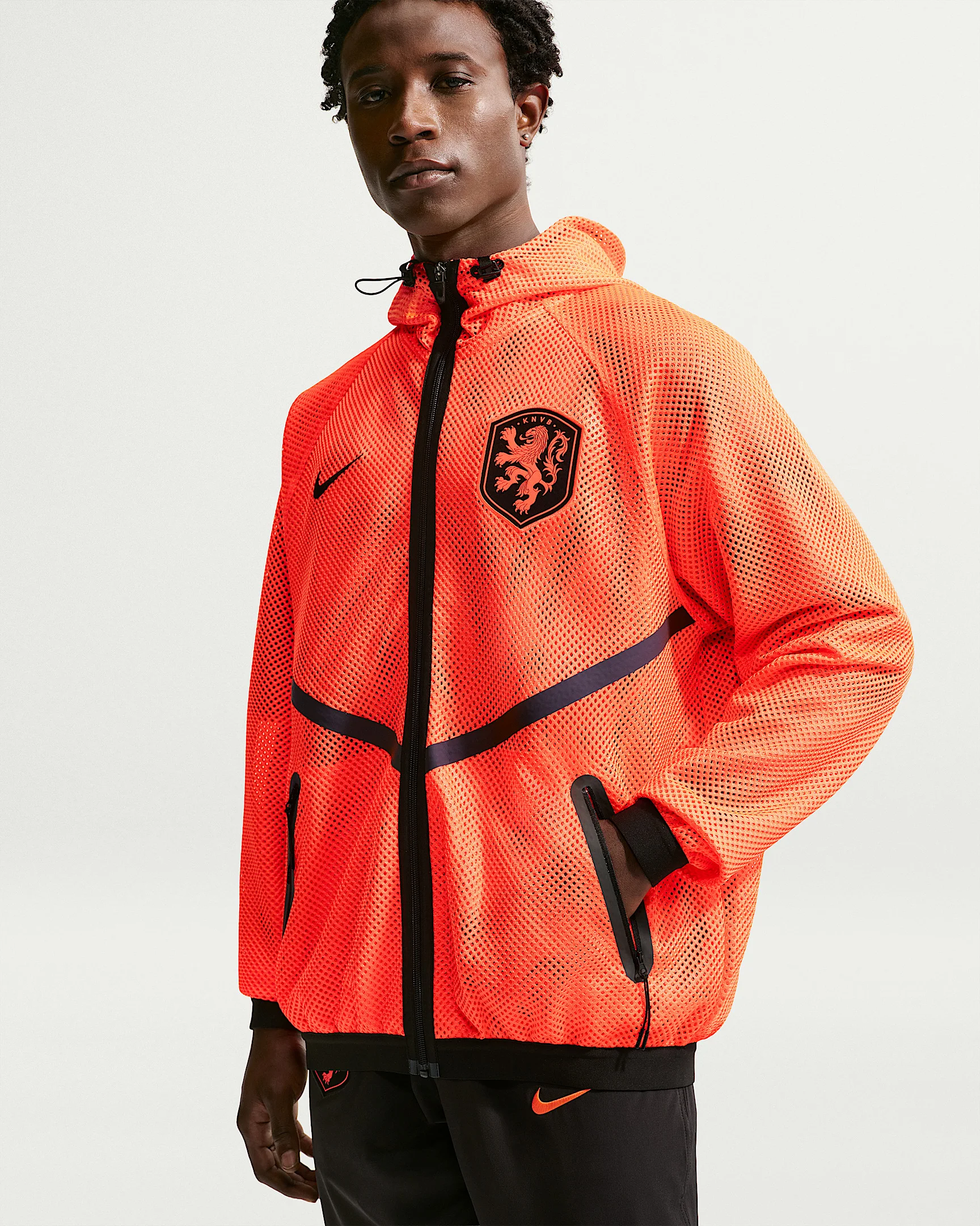 Netherlands Men's Nike Dri-FIT Soccer Anthem Jacket - 1