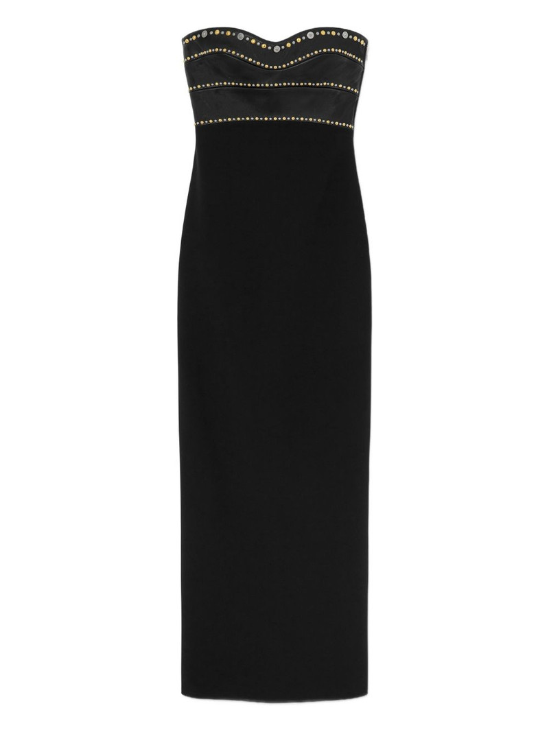 studded strapless maxi dress 1