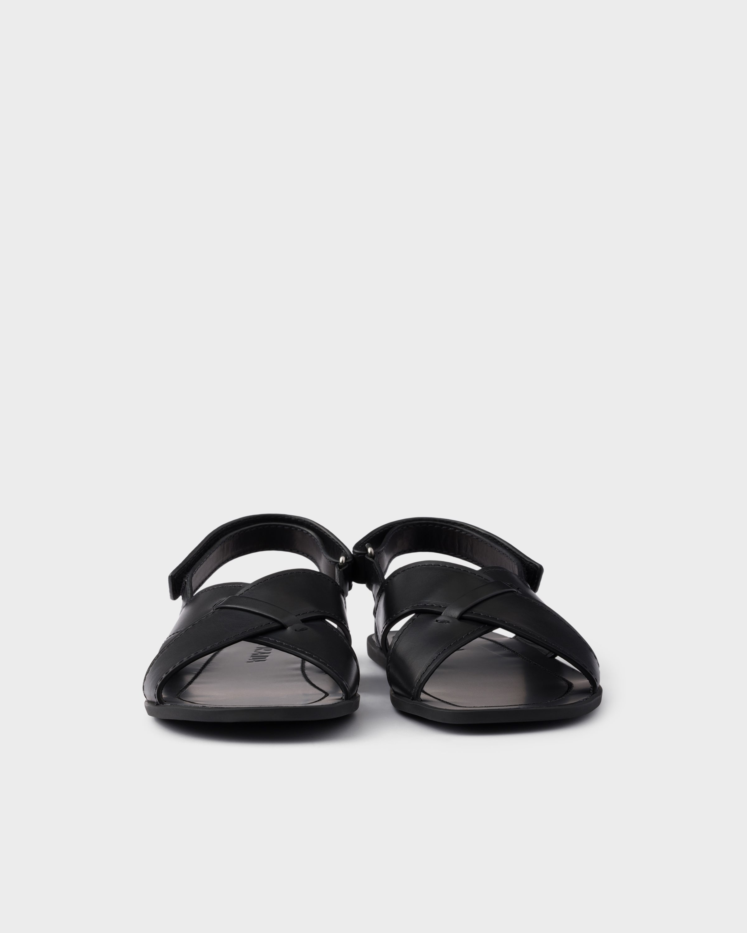 Decò leather crisscross sandals - 6