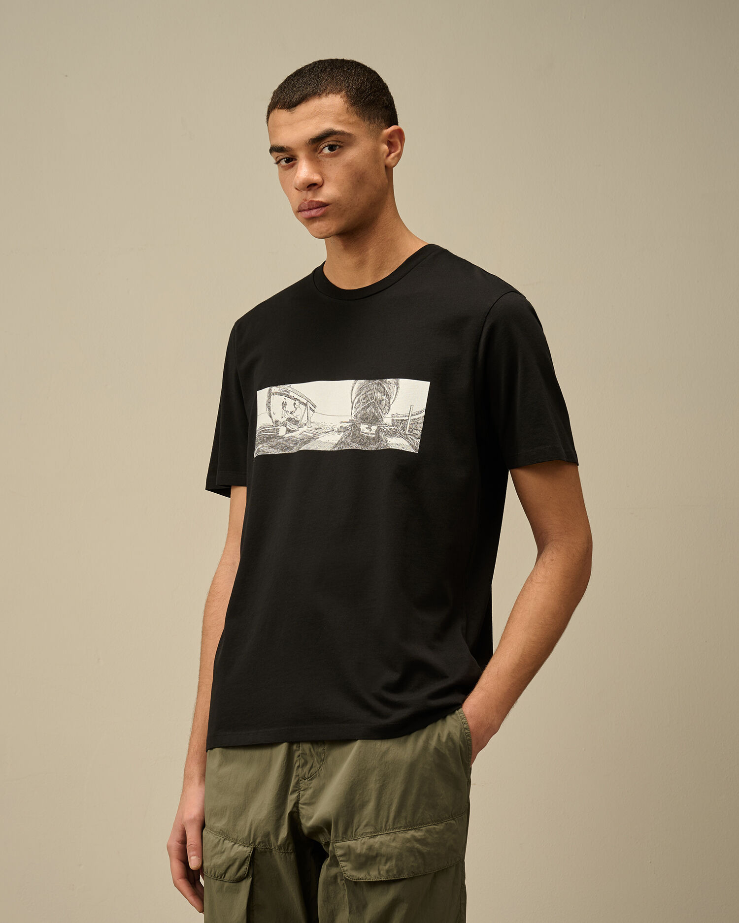 24/1 Jersey Back Letter T-Shirt - 4