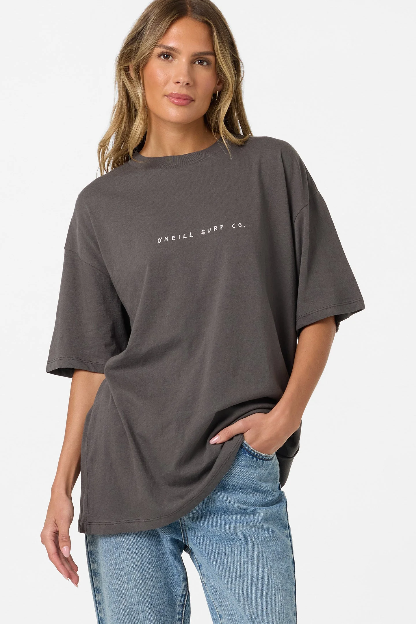 Linear Scape Oversized Tee - 1