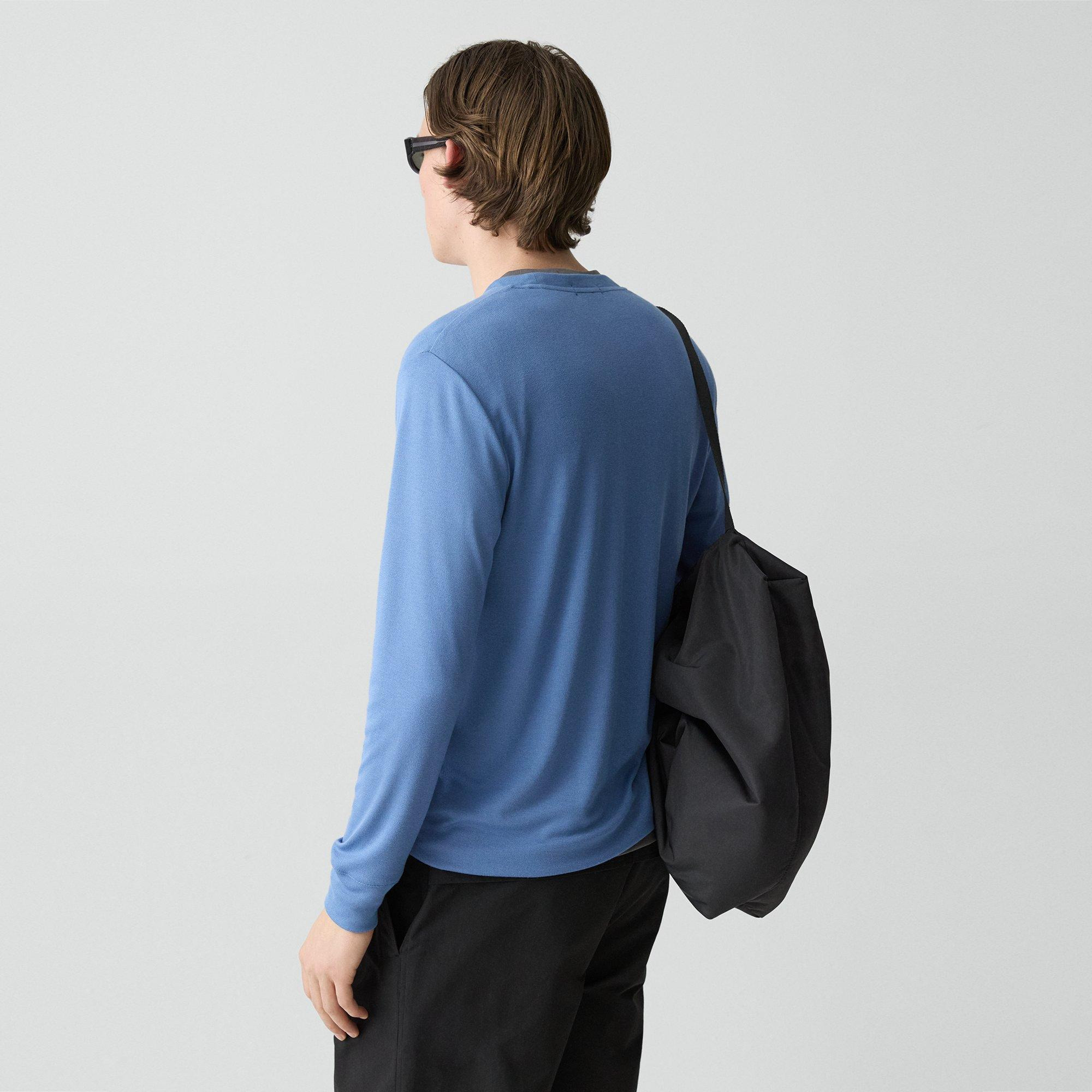 Essential Long-Sleeve Tee in Anemone Modal Jersey - 4