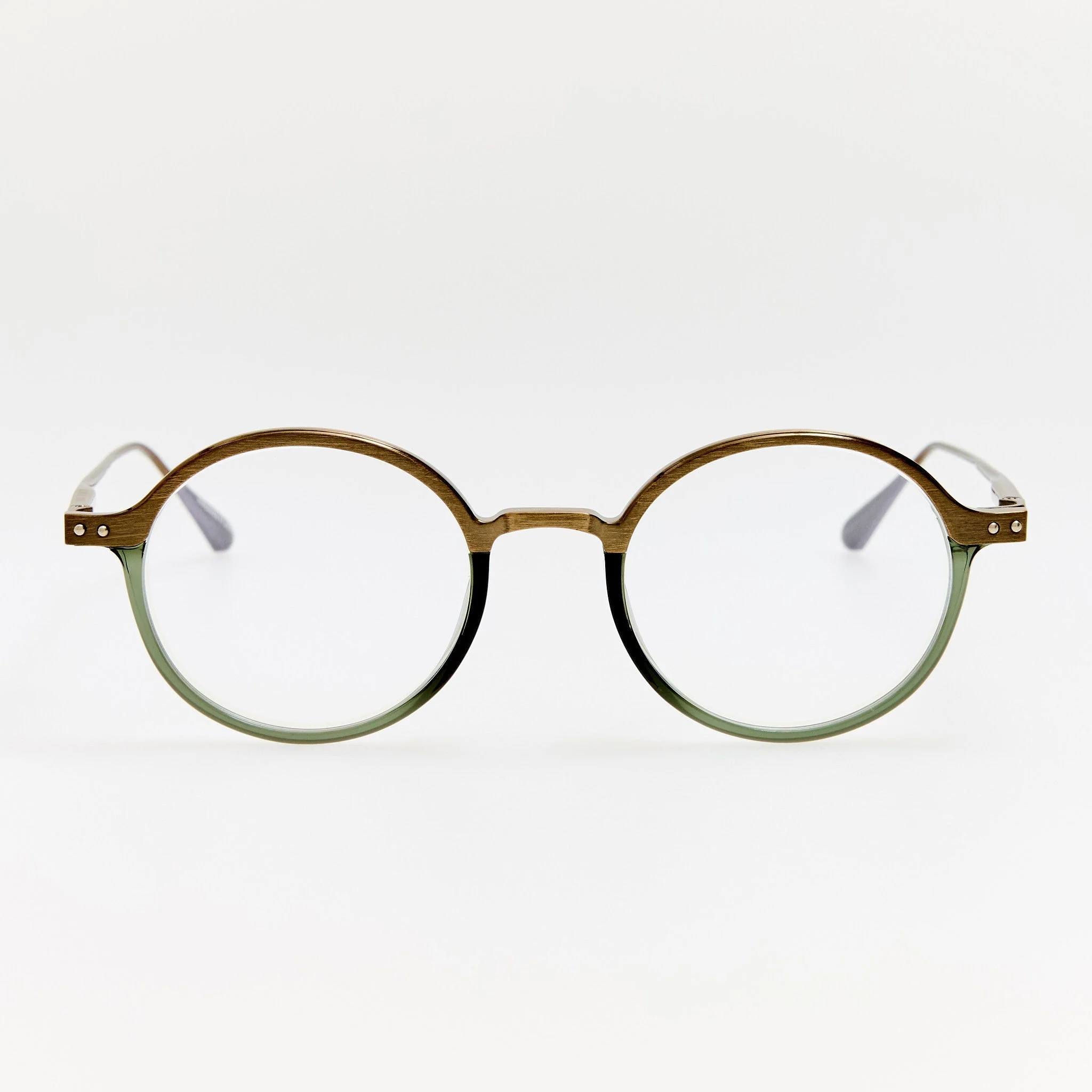 Kit Optical in Antique Gold and Green - 1