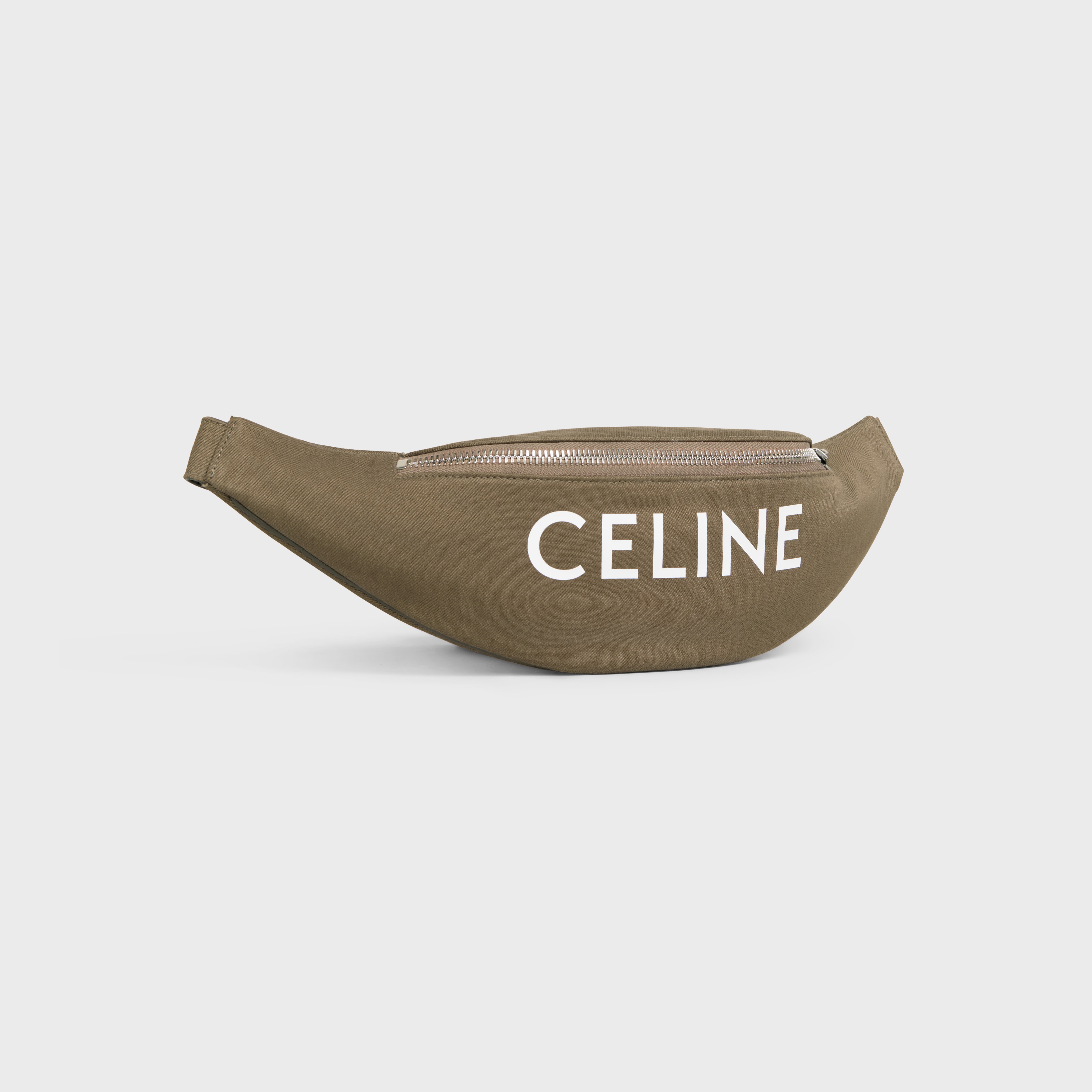 Belt Bag Messenger in Cotton gabardine with Celine Print - 2