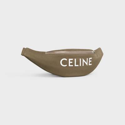 CELINE Belt Bag Messenger in Cotton gabardine with Celine Print outlook