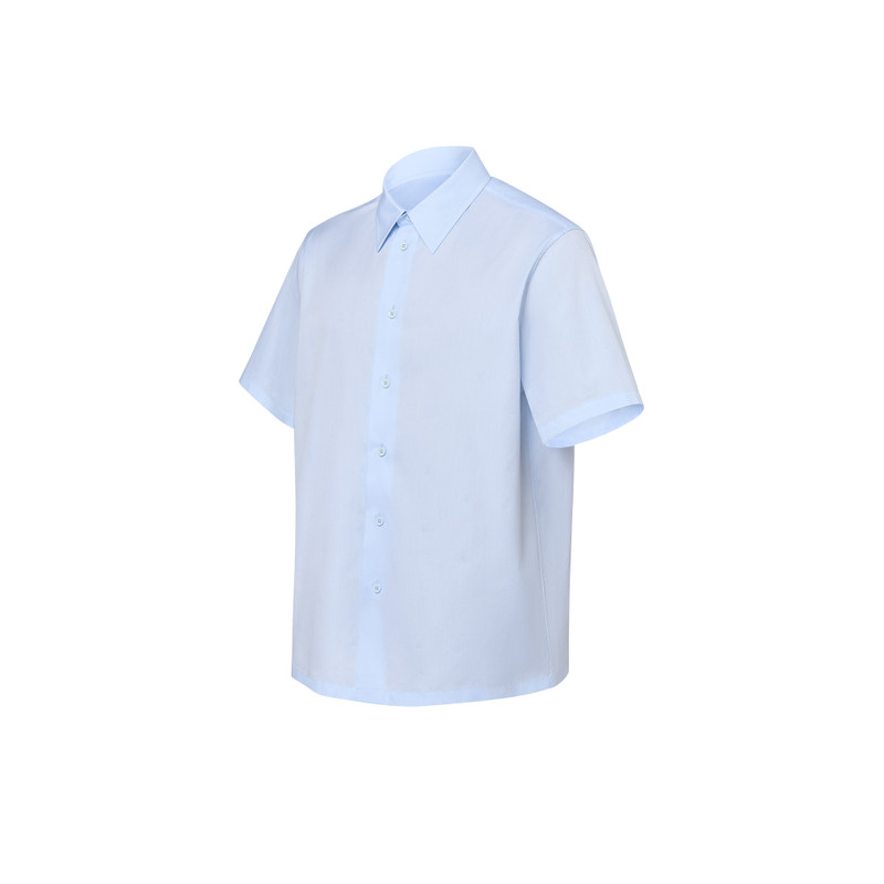 Louis Vuitton LV BLason Printed Cotton Short-Sleeved Oxford Shirt outlook