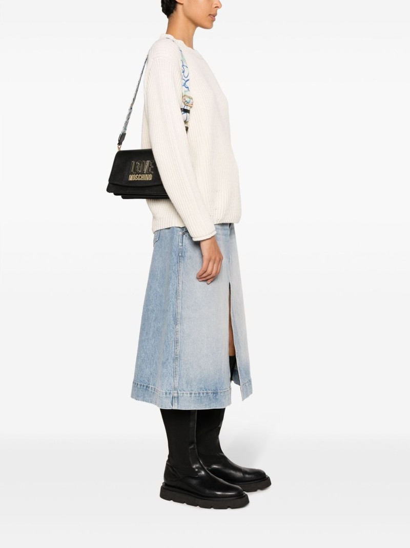 Moschino logo-lettering shoulder bag outlook