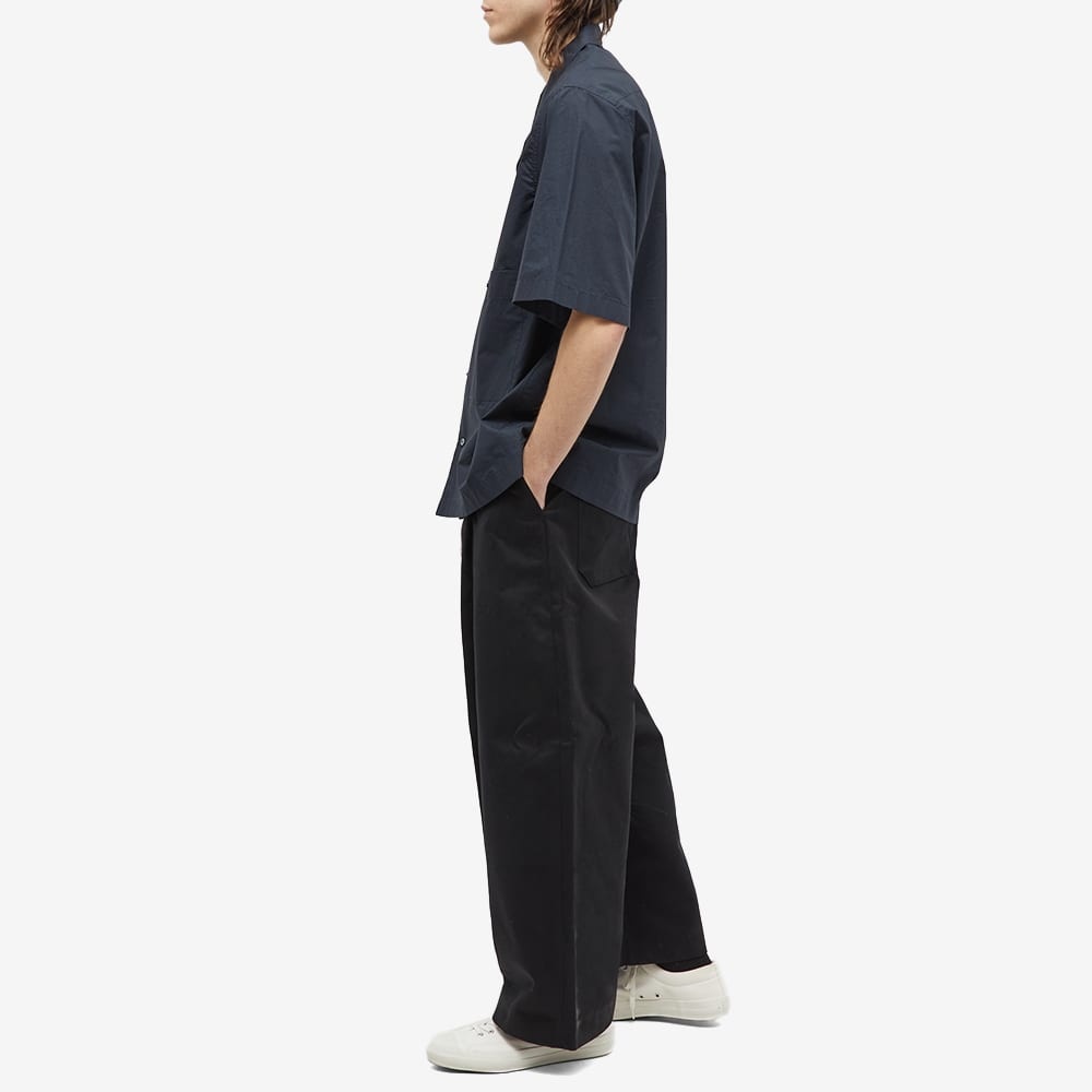 Studio Nicholson Studio Nicholson Sorte Deep Pleat Volume Twill