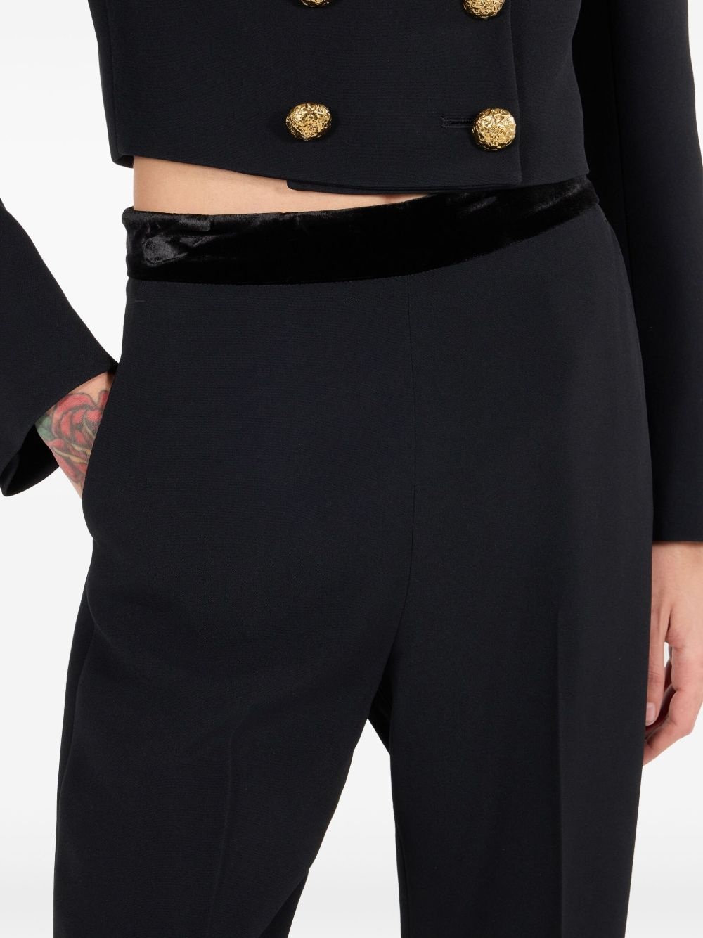 straight-leg trousers - 5