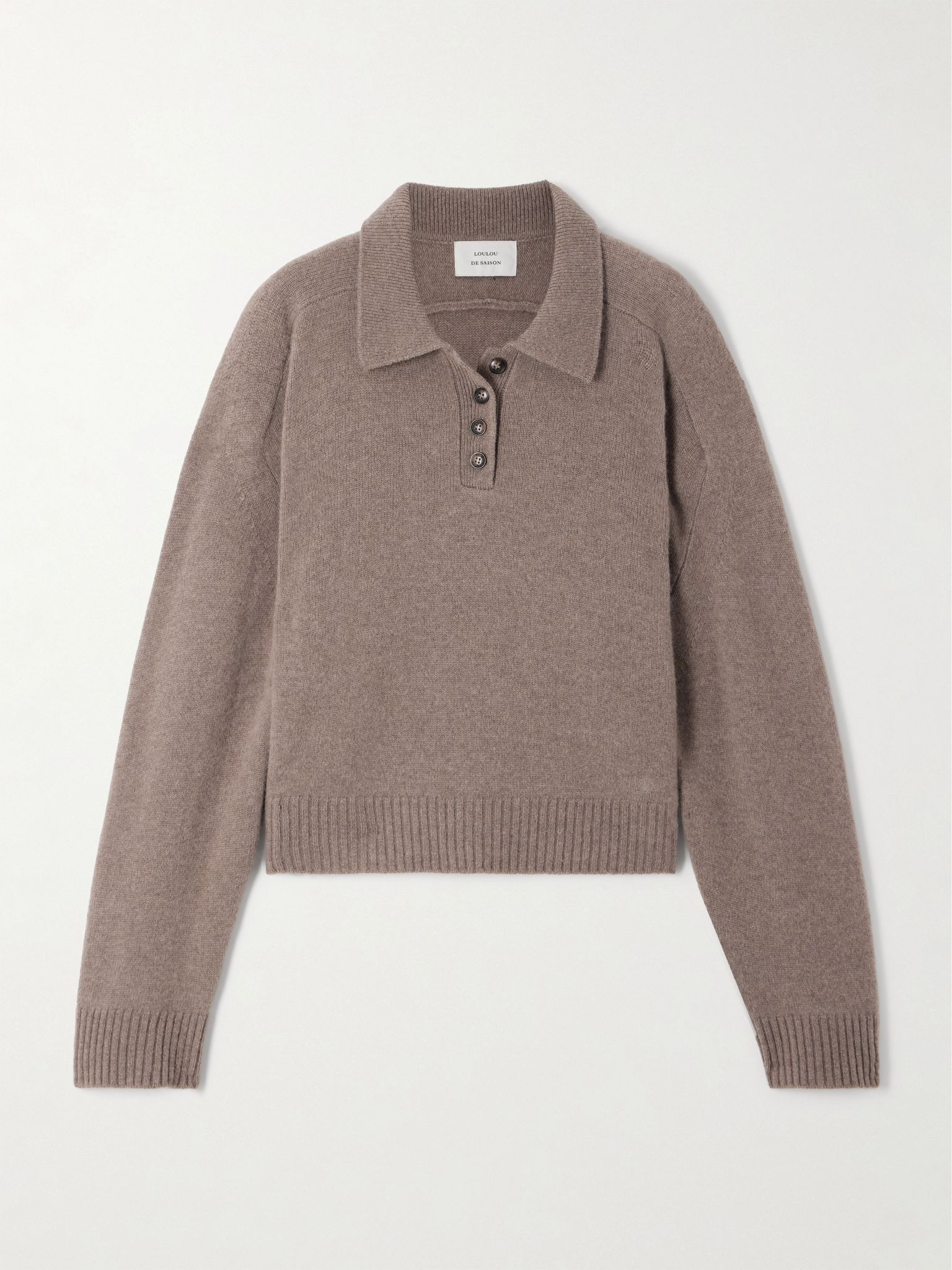 Homere cashmere sweater Beige - 1