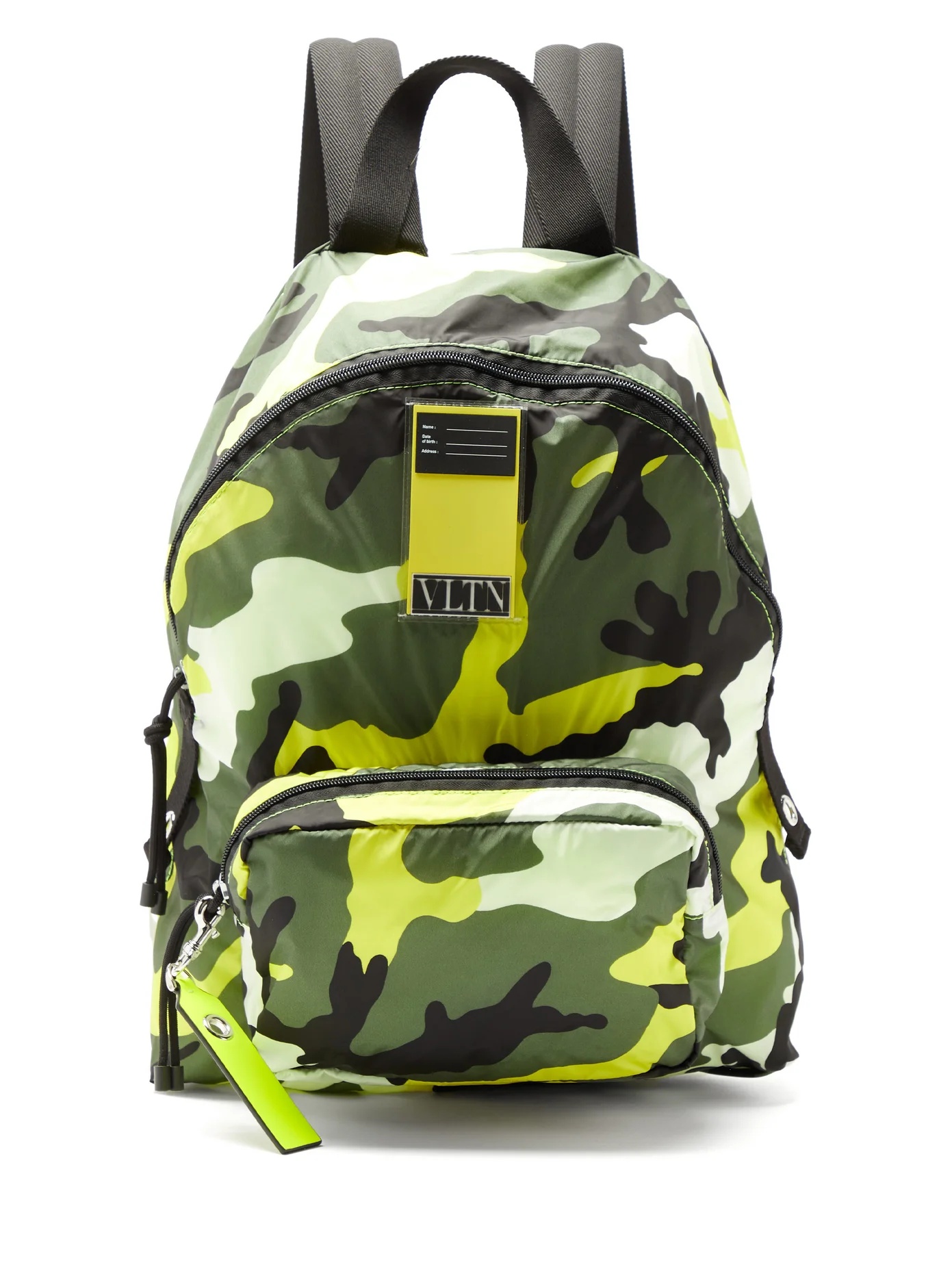 Camouflage-print nylon backpack - 1