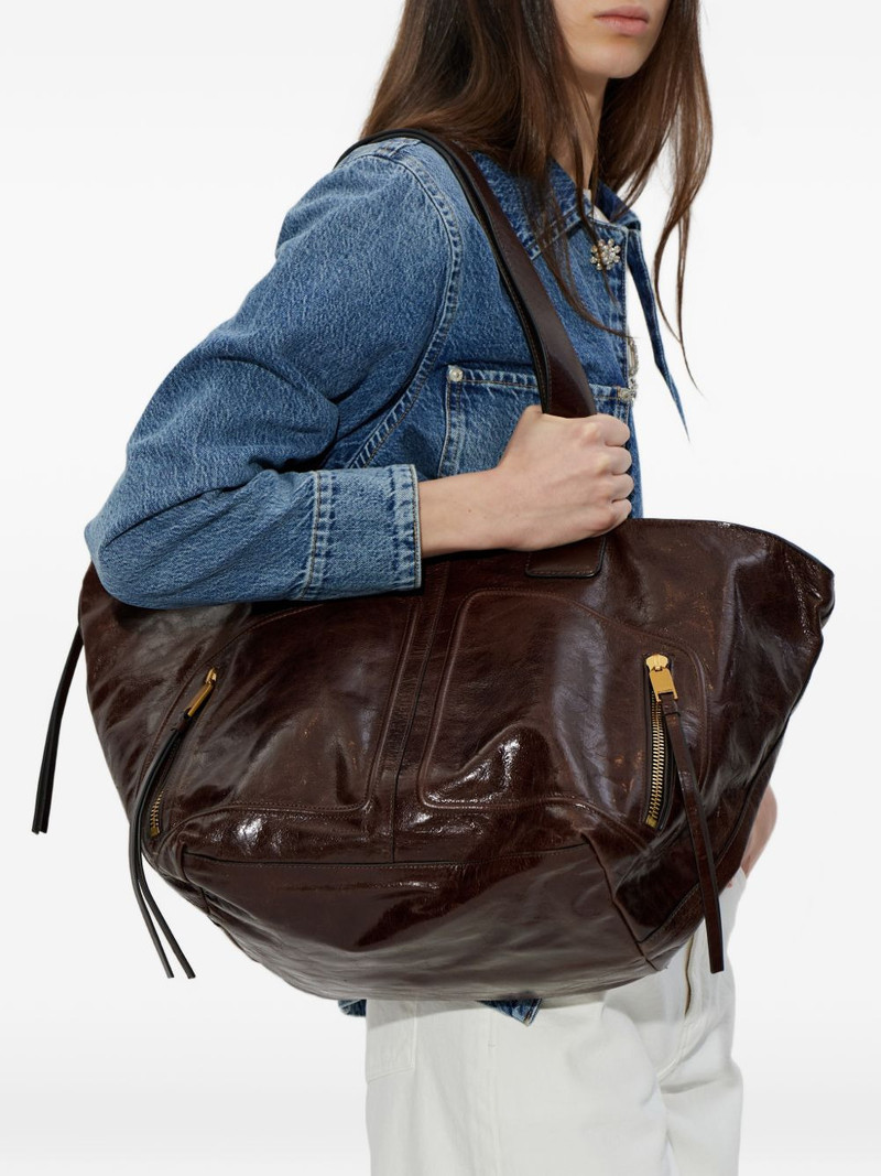 ALLSAINTS Jean Rey leather tote bag outlook
