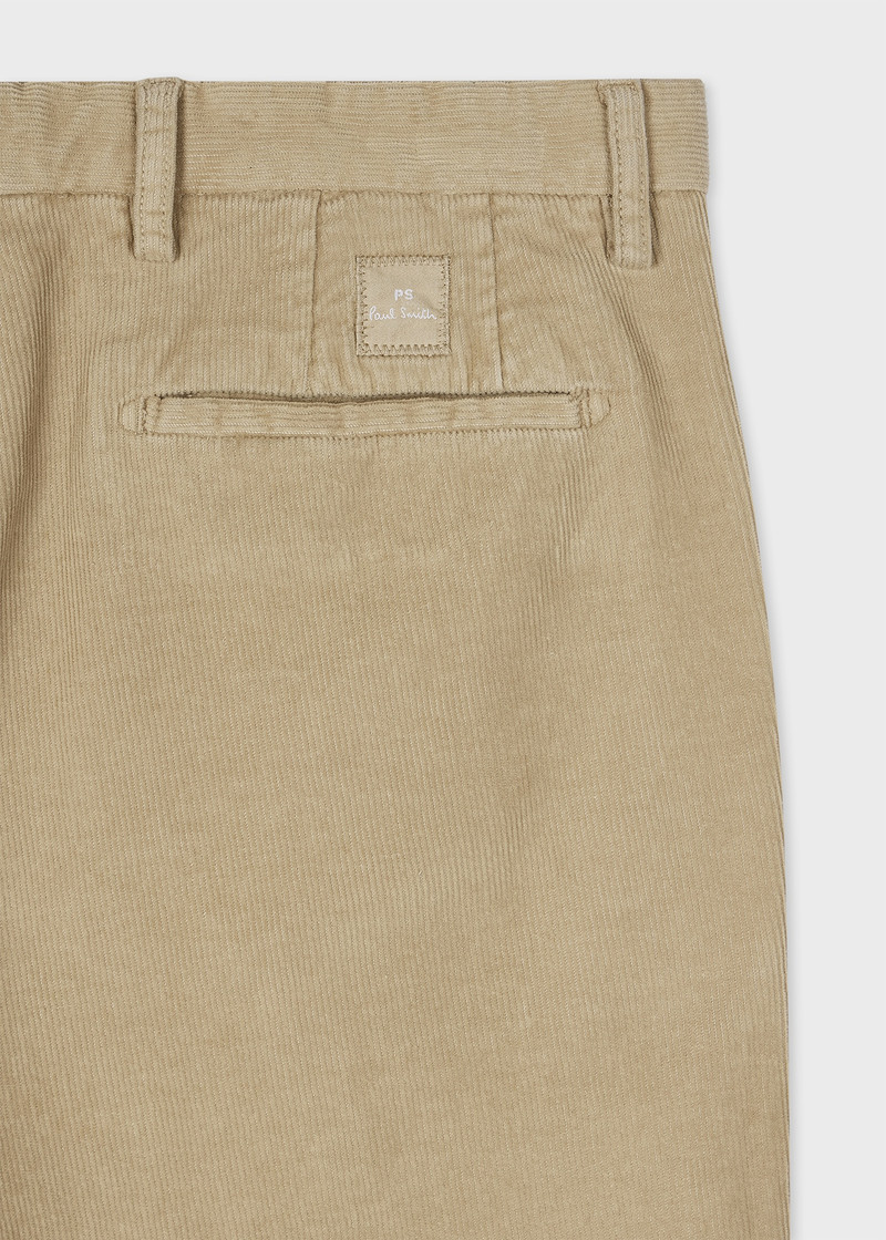 Paul Smith Relaxed-Fit Light Tan Corduroy Trousers outlook