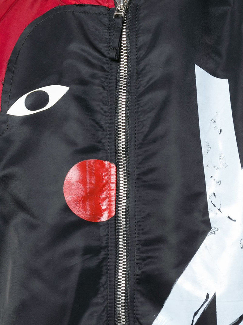 contrasting face bomber jacket 5