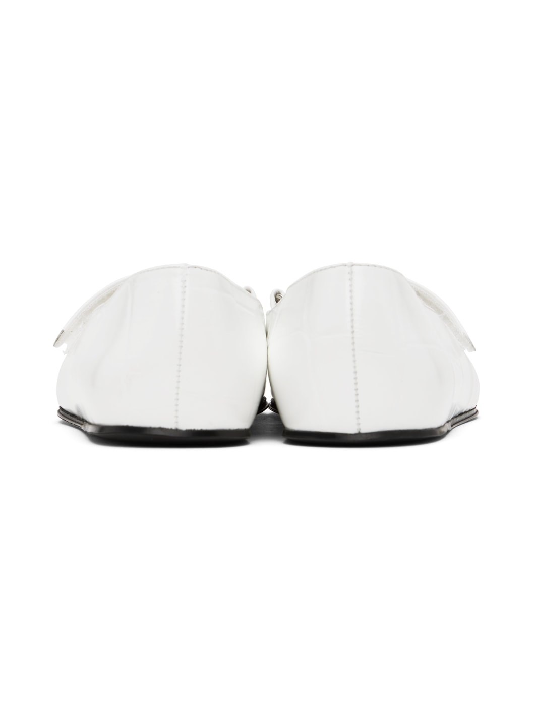 White Molly Ballerina Flats - 2