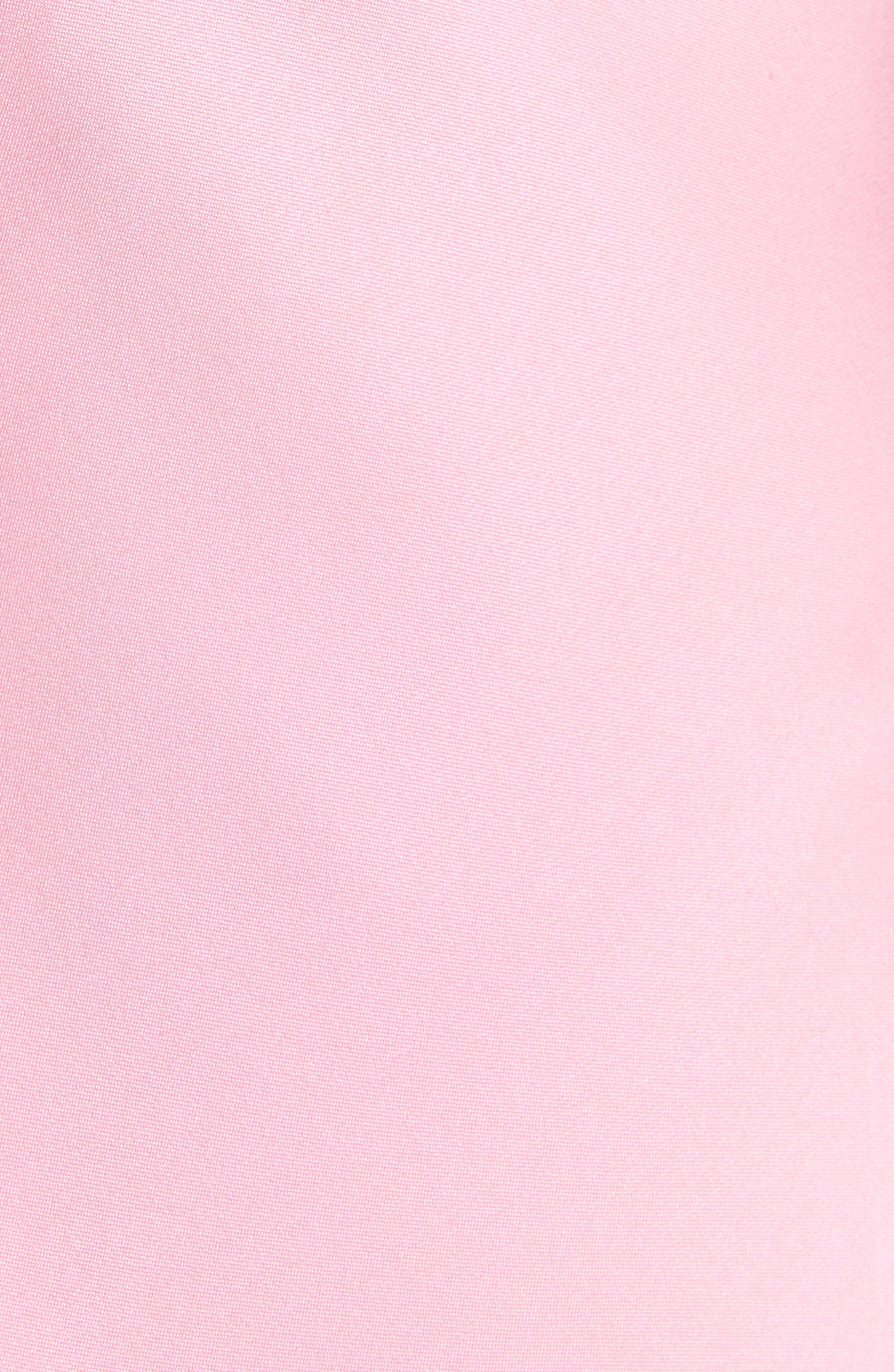 McQueen Double Silk Satin Evening Gown in Pale Pink at Nordstrom - 5