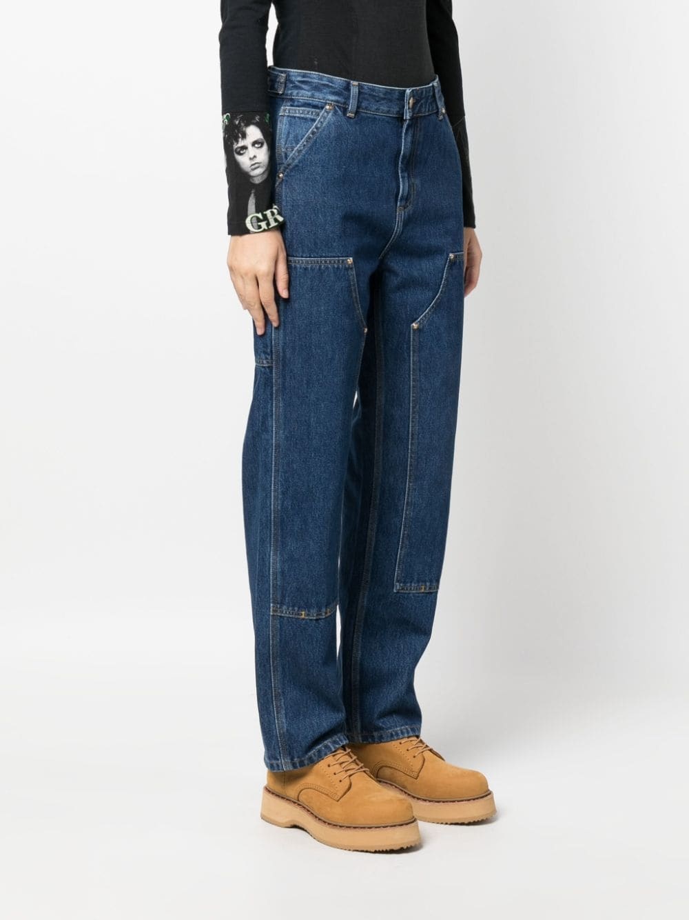 Nash mid-rise straight-leg jeans - 3