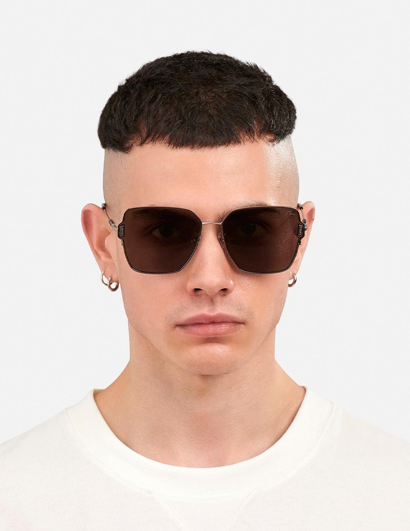 EVISU SEAGULL HARDWARE SQUARE METAL SUNGLASSES outlook