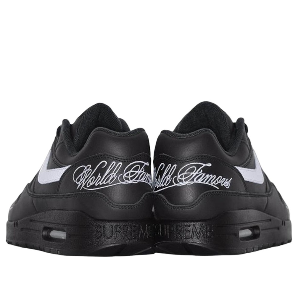 Nike x Supreme Air Max 1 ‘87 'Black White' HF8813-001 - 3