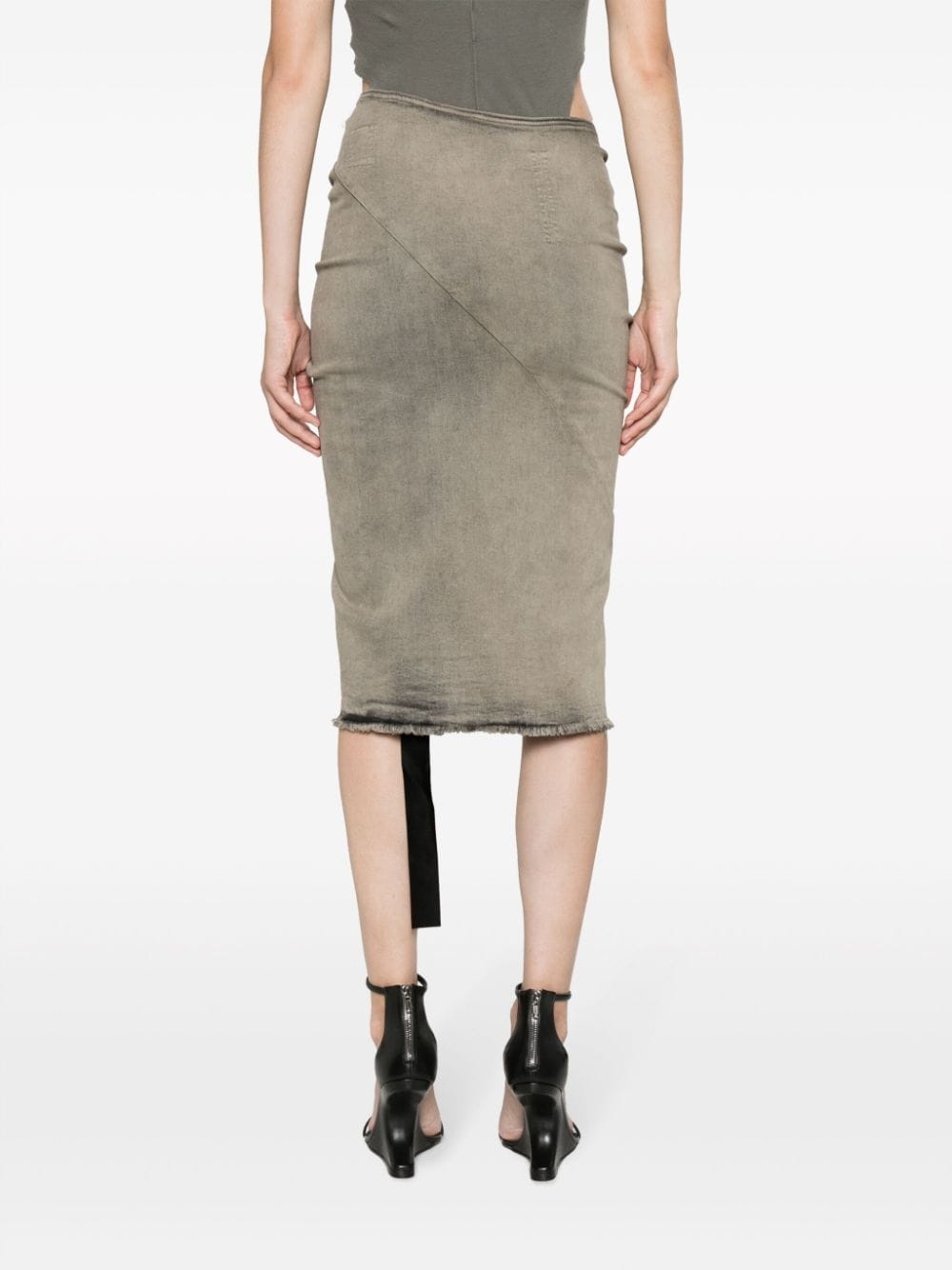 EDFU front-slit midi skirt - 4