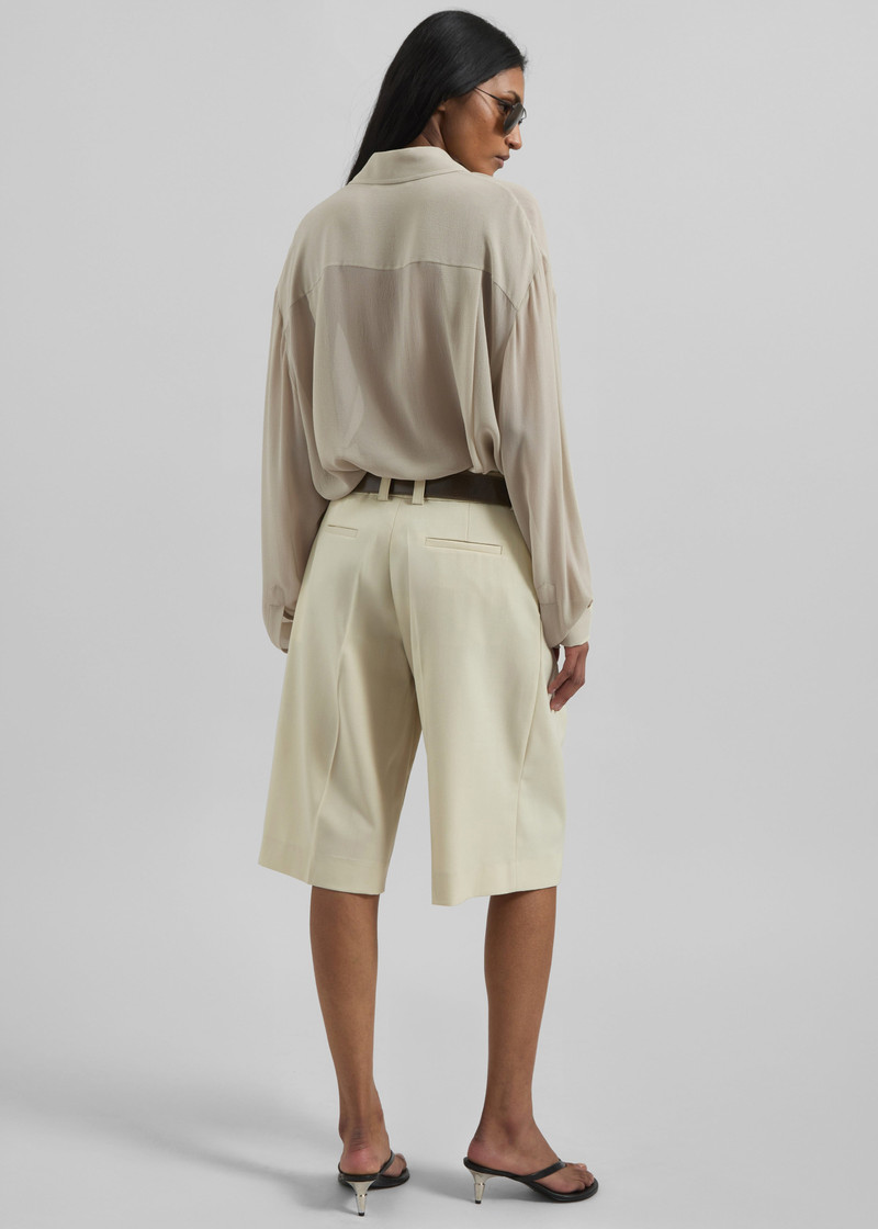 Peri Georgette Shirt - Cement 14