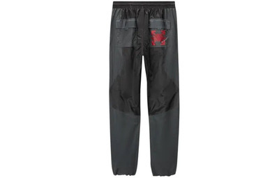 Jordan Air Jordan x OFF-WHITE Crossover Knitted Nylon Sports Long Pants Asia Edition Black CV0544-010 outlook